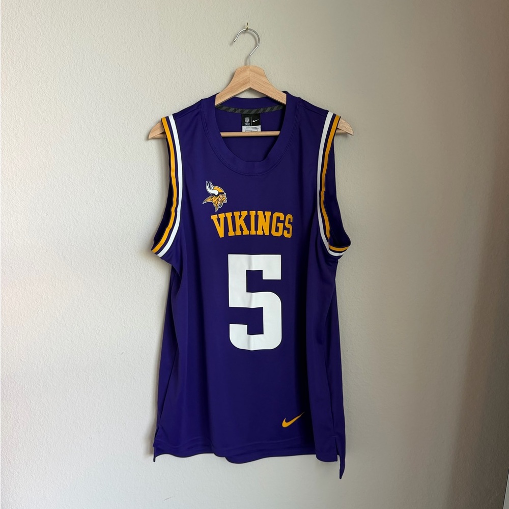NFL Themed Basketball Style Jersey | Vikings